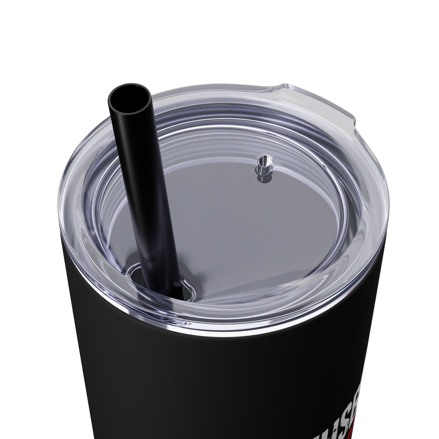 The Husband Did It Skinny Tumbler with Straw, 20oz