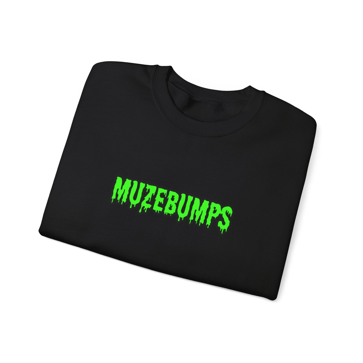 Muzebumps Unisex Crewneck Sweatshirt - Nostalgic Ooze Design