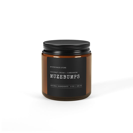 Muzebumps Soy Candle - Coconut Cream & Cardamom Scented