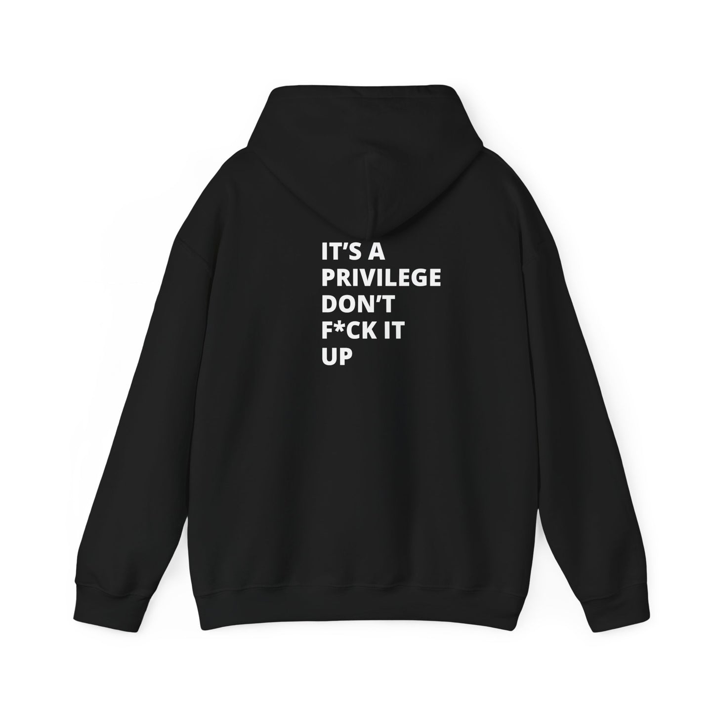 It's a Privilege Black Unisex Heavy Blend™ Hooded Sweatshirt