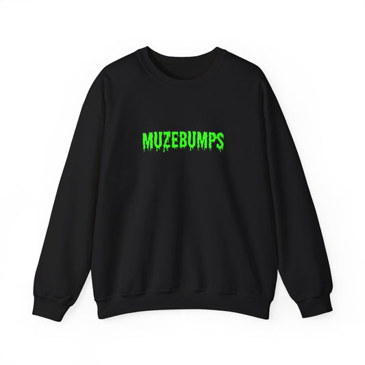 Muzebumps Unisex Crewneck Sweatshirt - Nostalgic Ooze Design