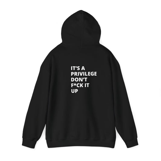 It's a Privilege Black Unisex Heavy Blend™ Hooded Sweatshirt