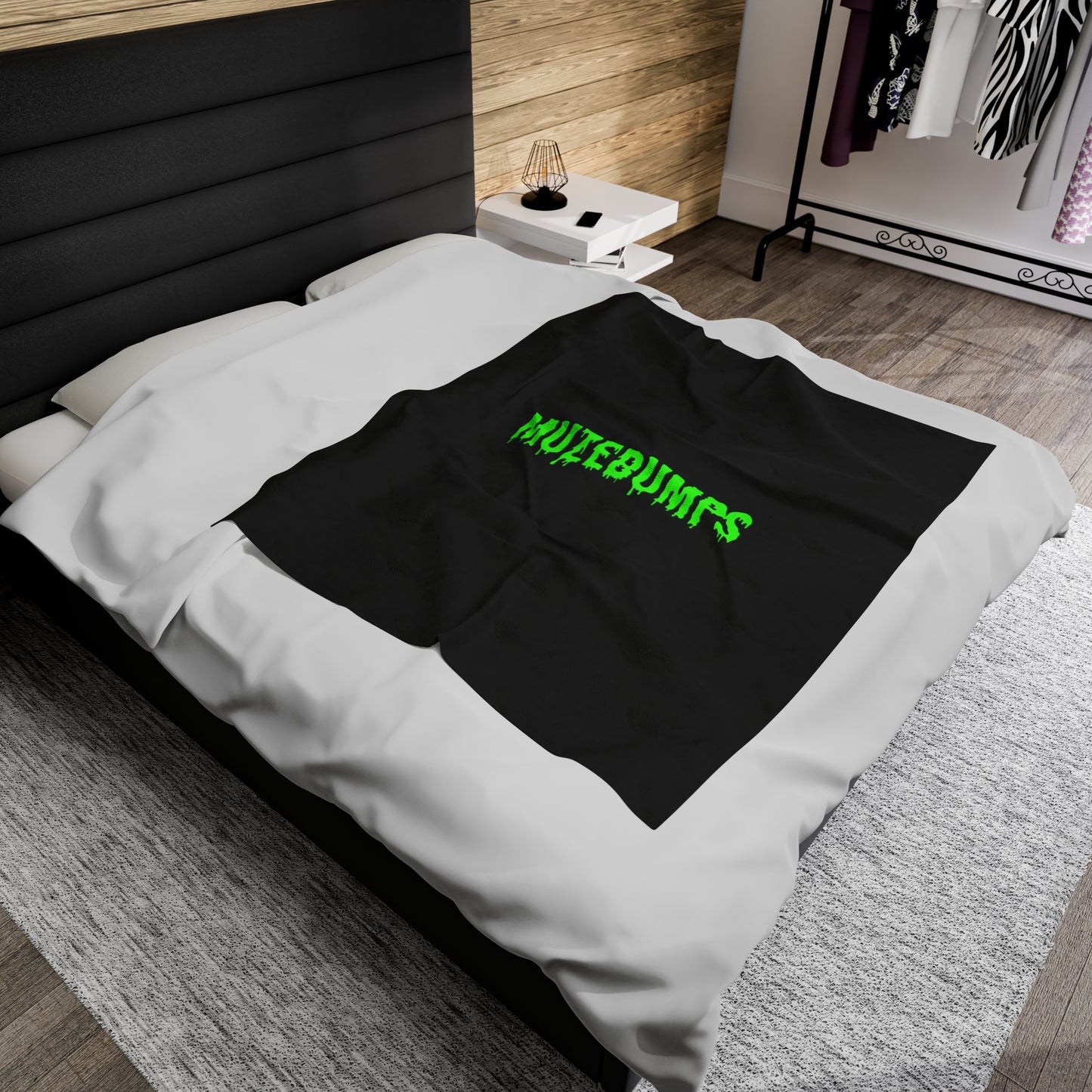 Muzebumps Plush Blanket - Nostalgic Goosebumps Inspired